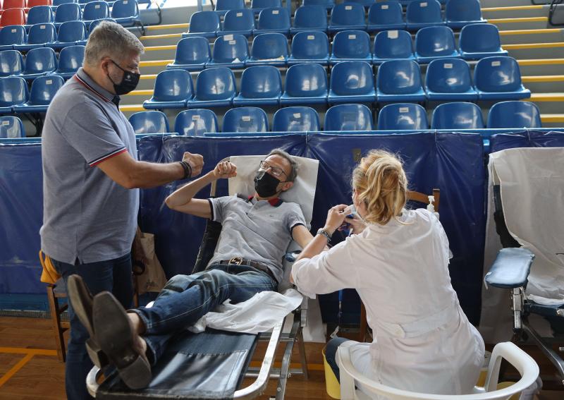 Εθελοντές αιμοδότες επί το έργον